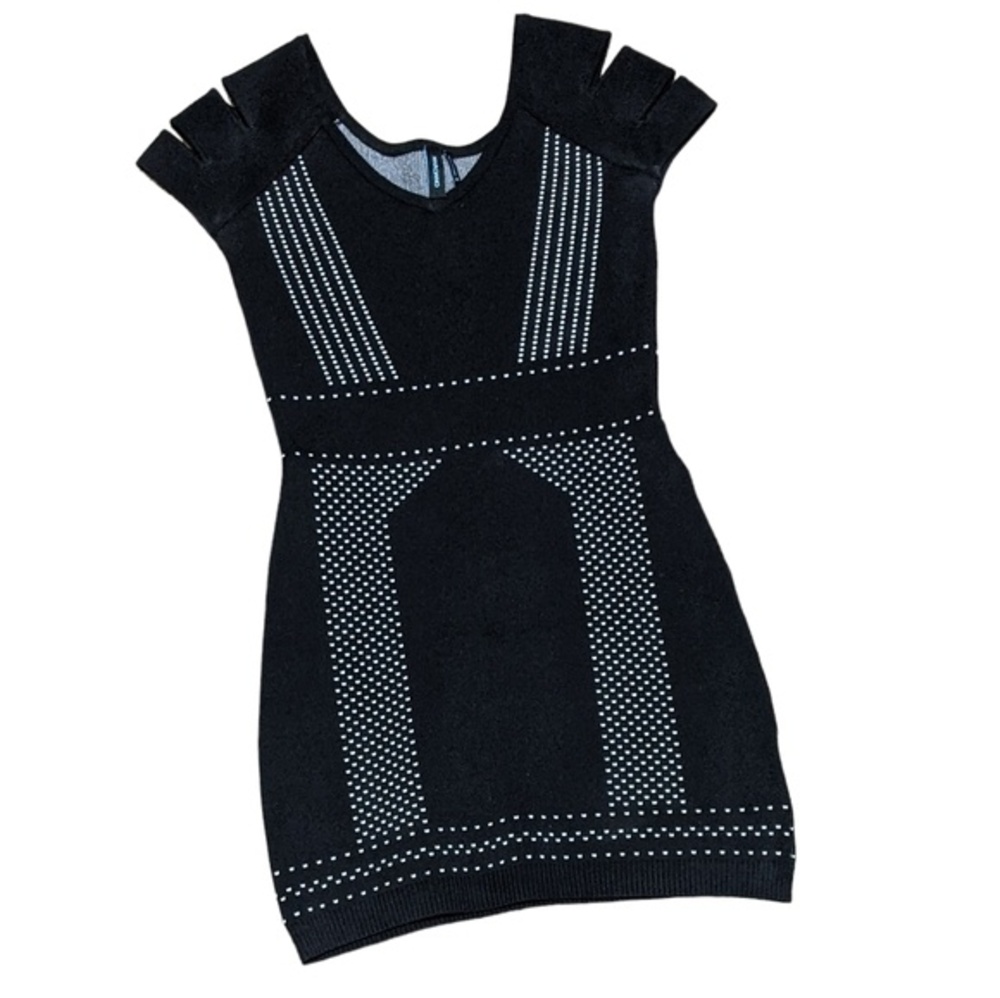 Marciano bandage sexy mini dress cut out sleeve night out size XS